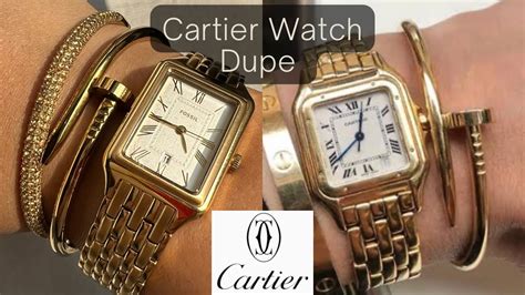 cartier dupe watches|knockoff cartier panthere watch.